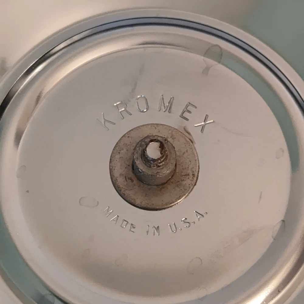 Vintage KROMEX Rotating Lazy Susan Condiment Tray